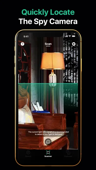 iPhone hidden camera detector camera filter screen